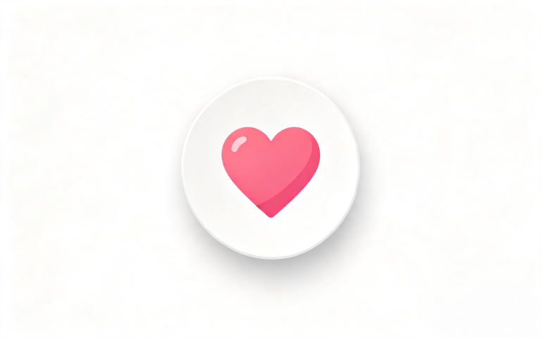 Pink heart icon representing compassion and kindness, symbolising the CQC caring domain evidence in the CareKudos platform.